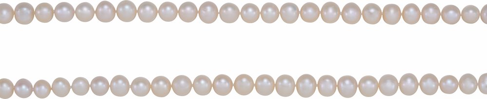8-8.5 mm Cultured White Freshwater Pearl 72" Strand