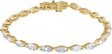 14K Yellow Gold 5 3/4 CTW Lab-Grown Diamond Line 7" Bracelet