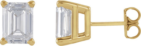 14K Yellow Gold 3 1/2 CTW Lab-Grown Diamond Stud Earrings