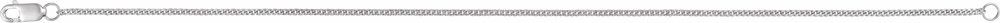 Sterling Silver 1.15 mm Diamond-Cut Curb 7" Chain