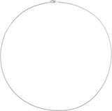 Sterling Silver 1.15 mm Diamond-Cut Curb 18" Chain