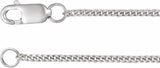Sterling Silver 1.15 mm Diamond-Cut Curb 18" Chain