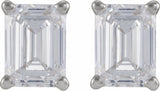 14K White Gold 2 1/2 CTW Lab-Grown Diamond Stud Earrings