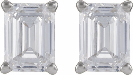 14K White Gold 2 1/2 CTW Lab-Grown Diamond Stud Earrings