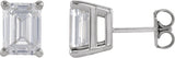 14K White Gold 2 1/2 CTW Lab-Grown Diamond Stud Earrings