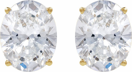 14K Yellow Gold 1/3 CTW Lab-Grown Diamond Earrings