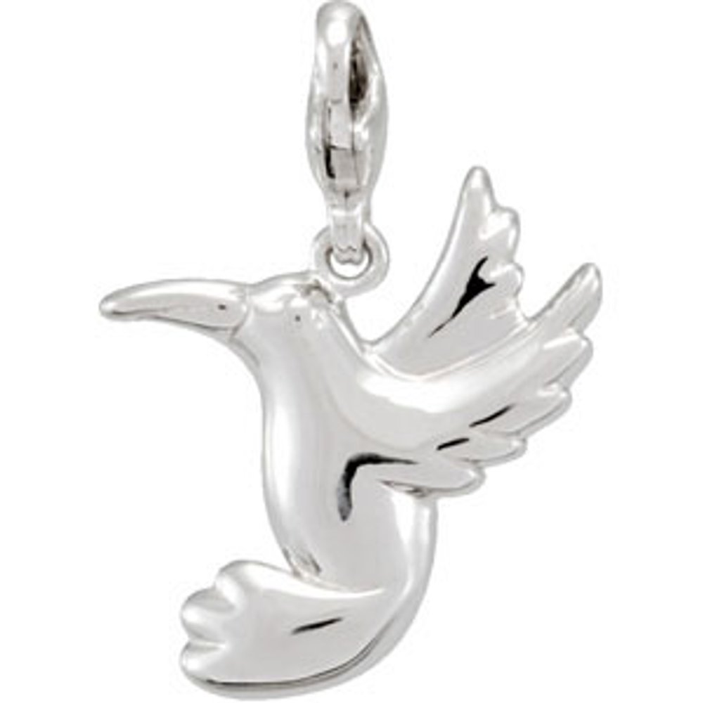 Sterling Silver Hummingbird Charm/Pendant