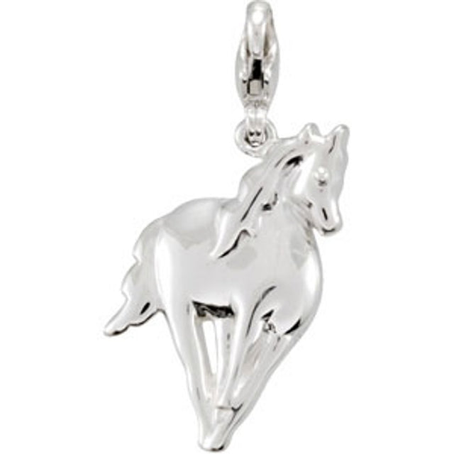 Sterling Silver Horse Charm