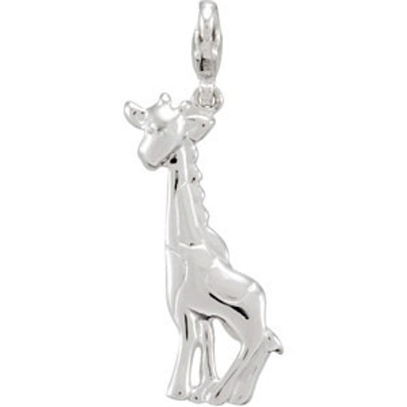 Sterling Silver Giraffe Charm