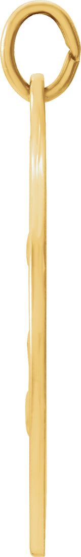 14K Yellow 22 mm Round St. Joseph Medal
