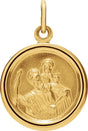 14K Yellow 14 mm St. Christopher Medal