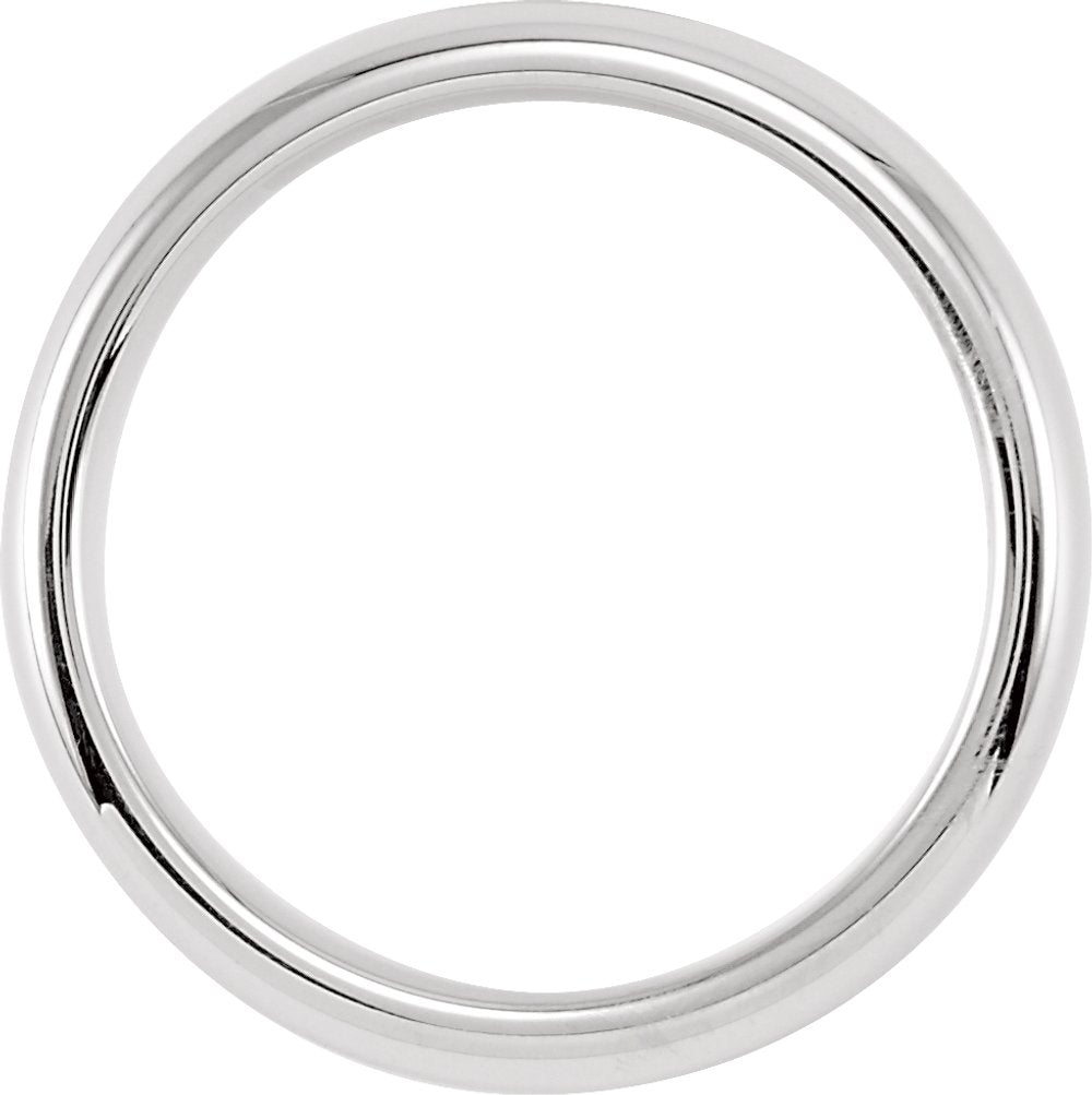 Cobalt 6 mm Comfort-Fit Half Round Band