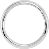 Cobalt 6 mm Comfort-Fit Half Round Band