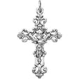 Sterling Silver 37.5x23.25 mm Crucifix Pendant