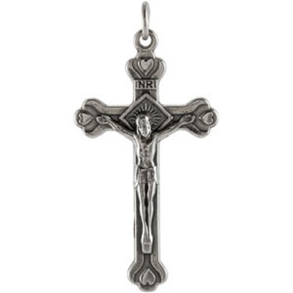 Sterling Silver Crucifix Pendant 