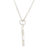 14K White Gold 1/5 CTW Natural Diamond Star of David Necklace 