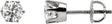 14K White Gold 1/5 CTW Natural Diamond 6-Prong Stud Earrings