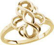 14K Yellow Freeform Ring