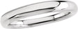 14K White Gold 3.5 mm Comfort-Fit Half Round Tapered Band