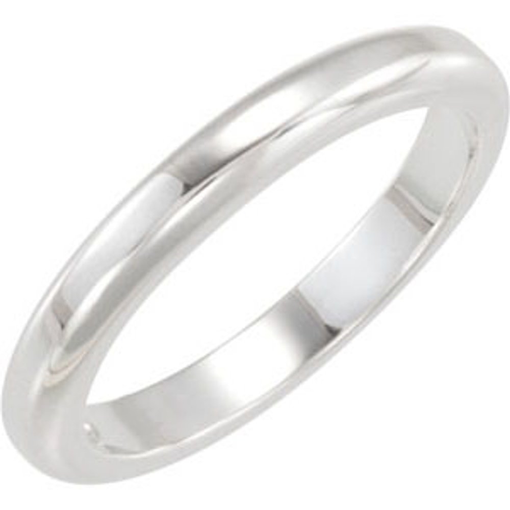 Sterling Silver Plain Stackable Ring