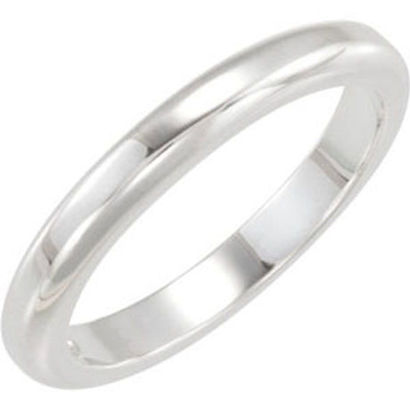 Sterling Silver Plain Stackable Ring