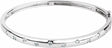14K White Gold 1/2 CTW Natural Diamond Bangle 6 3/4" Bracelet