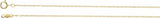 10K Yellow Gold .85 mm Rope 24" Chain 