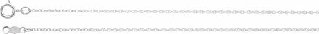10K White Gold .85 mm Rope 24" Chain 
