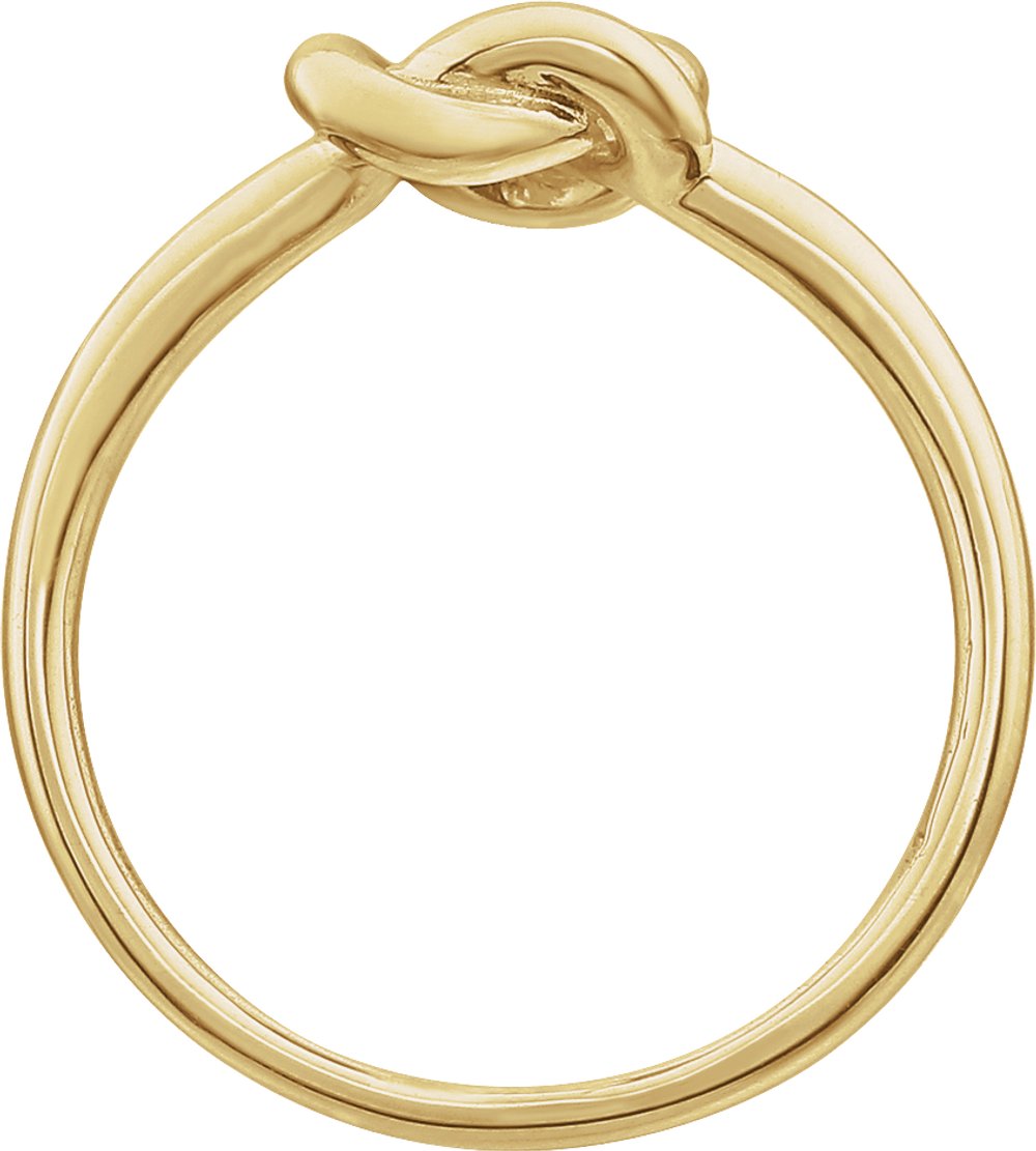 14K Yellow Knot Ring