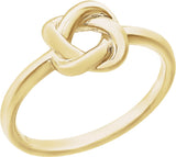 14K Yellow Knot Ring