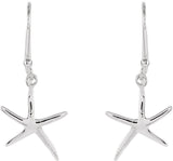 Sterling Silver Starfish Earrings