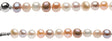 Sterling Silver Cultured Multi-Color Freshwater Pearl  7 3/4" Bracelet