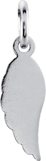 14K White Gold Posh Mommy® Angel Wing Charm/Pendant