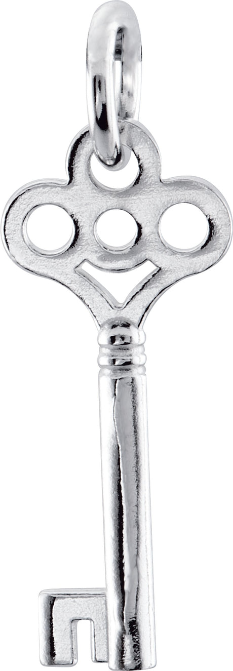 Sterling Silver Posh Mommy® Key Charm/Pendant