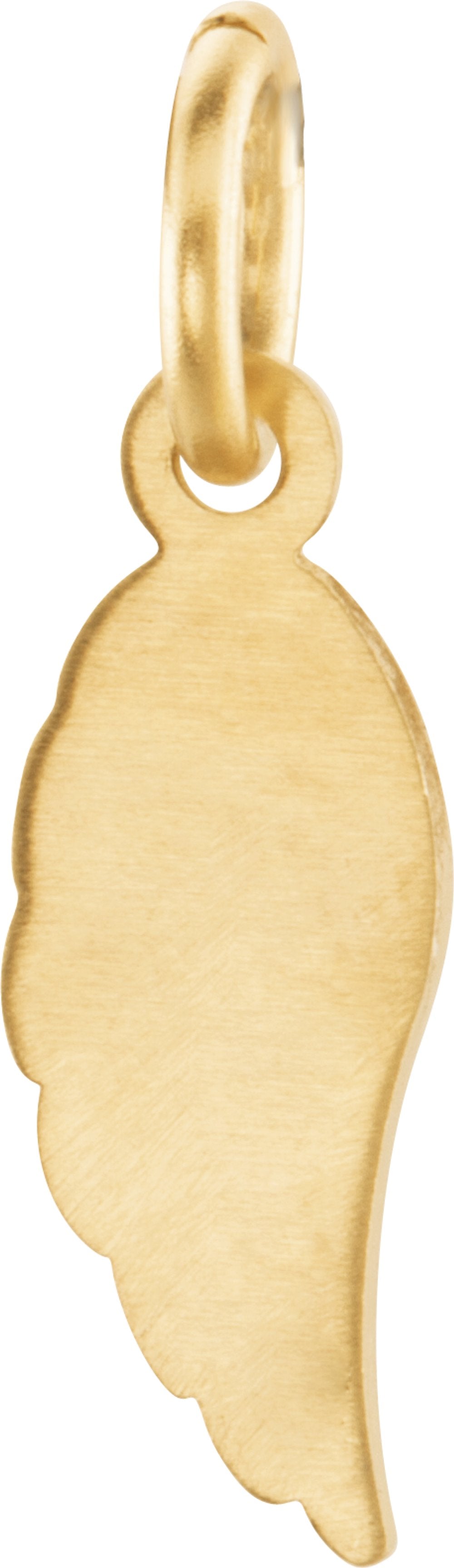 14K Yellow Gold Posh Mommy® Angel Wing Charm/Pendant