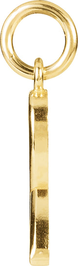 14K Yellow Posh Mommy® Breast Cancer Awareness Charm/Pendant