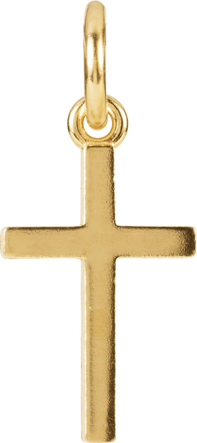 14K Yellow Posh Mommy® Cross Charm/Pendant