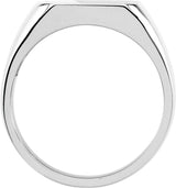 Sterling Silver Square Signet Ring