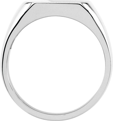 Sterling Silver Square Signet Ring