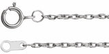 Platinum 1.3 mm Rope 16" Chain