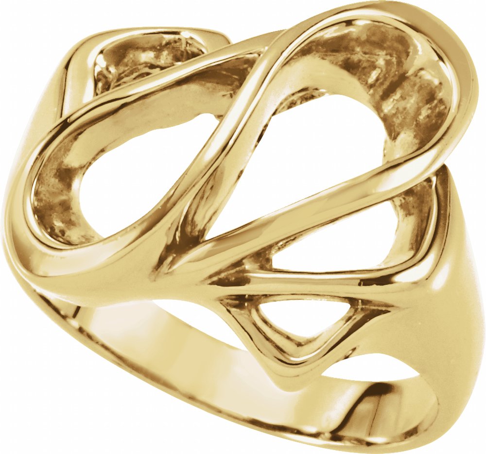 14K Yellow Freeform Ring