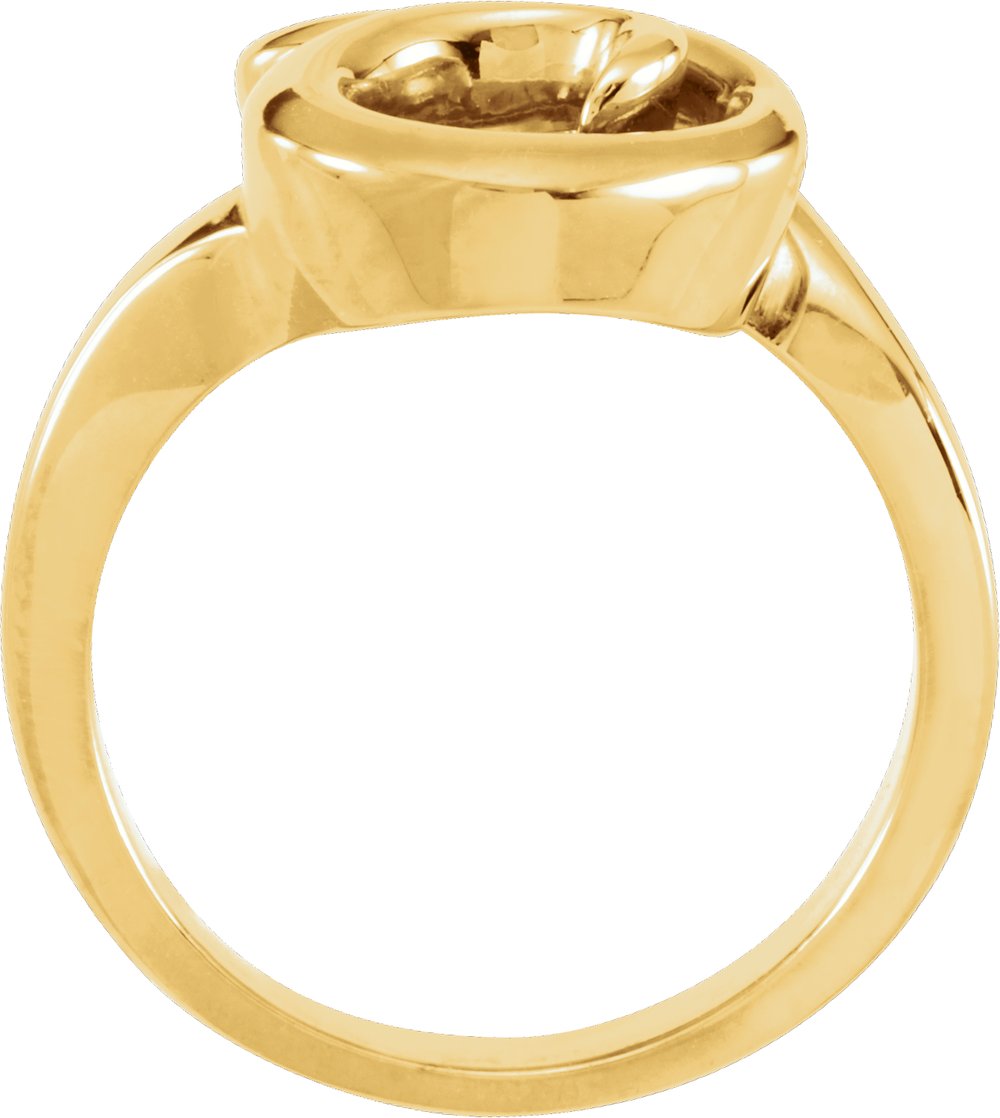 14K Yellow Freeform Ring