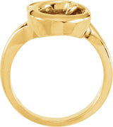 14K Yellow Freeform Ring