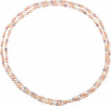 8-9 mm Cultured Multi-Color Freshwater Pearl 72" Necklace