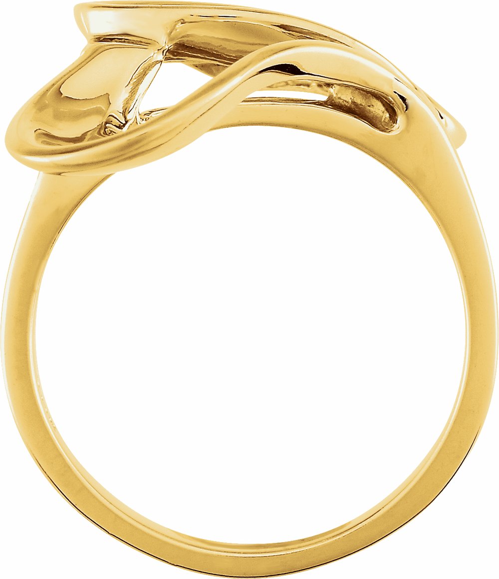 14K Yellow Freeform Ring