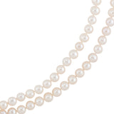 8-8.5 mm Cultured White Freshwater Pearl 72" Strand