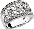 14K White 3/4 CTW Natural Diamond Anniversary Band