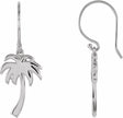 Sterling Silver Palm Tree Earrings