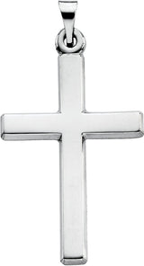 Platinum Cross Pendant