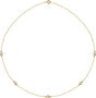 14K Yellow 1/2 CTW Lab-Grown Diamond 5-Station 18" Necklace